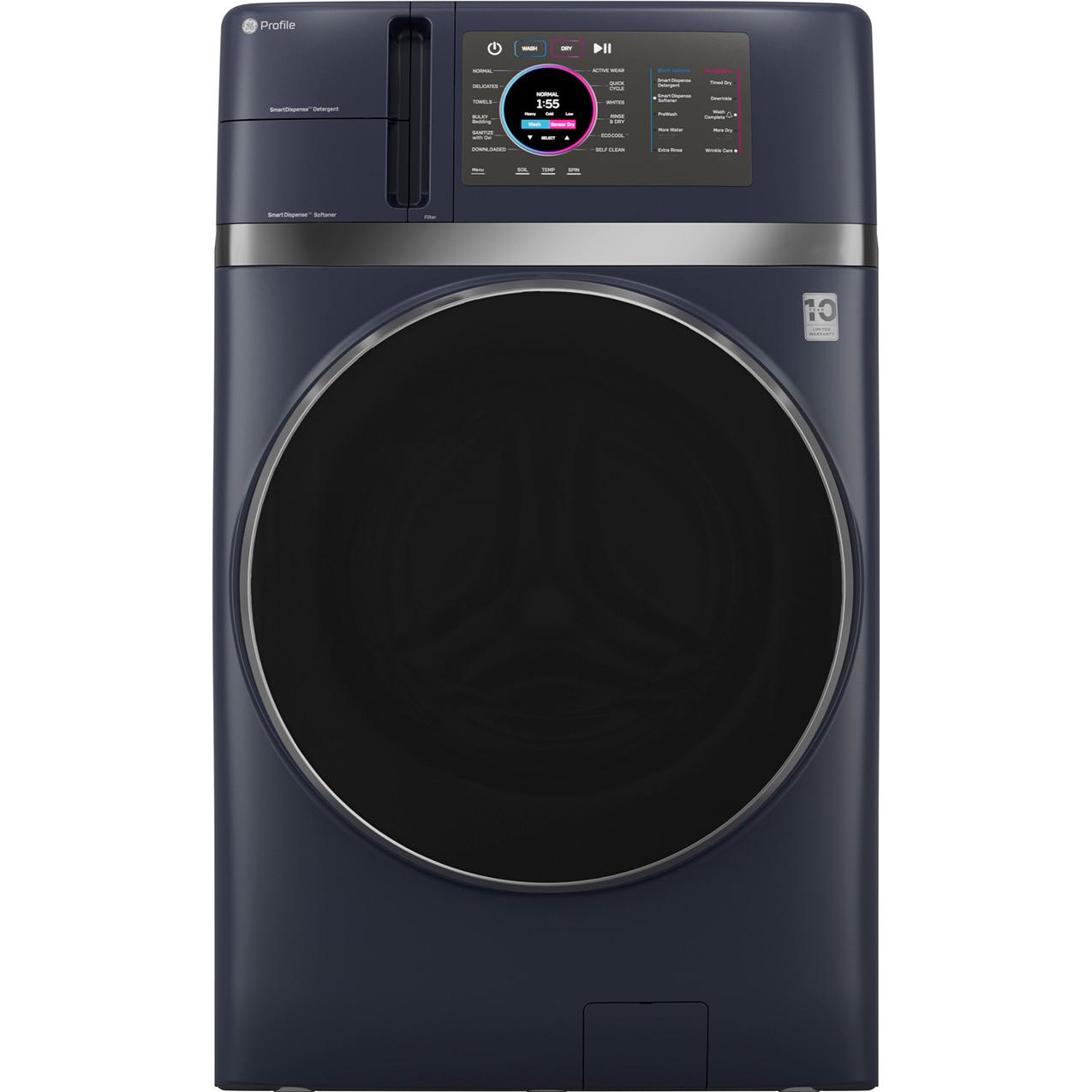  GE Profile All-in-One Electric Laundry Center with Fast Airflow Drying System PFQ97HSPVRS IMAGE 1