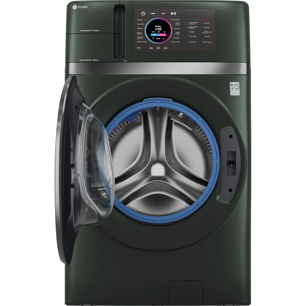  GE Profile All-in-One Electric Laundry Center with Fast Airflow Drying System PFQ97HSPVGN IMAGE 2