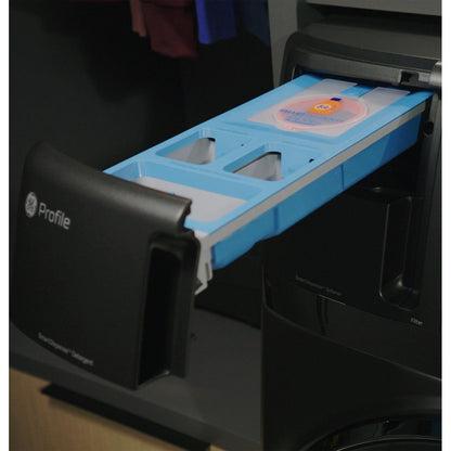  GE Profile All-in-One Electric Laundry Center with Fast Airflow Drying System PFQ97HSPVGN IMAGE 3