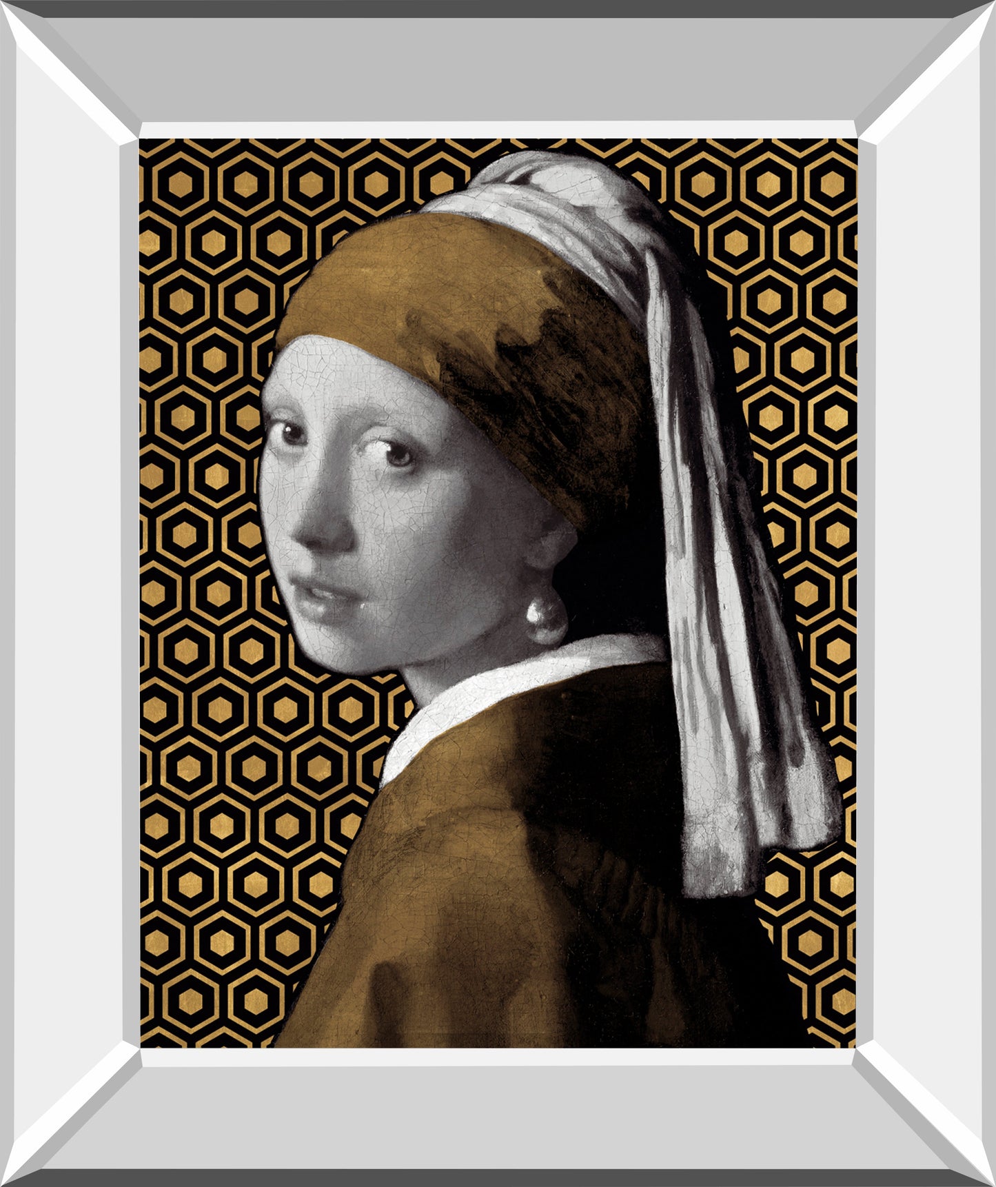 Gilded Earring(after Jan Vermeer) by Eccentric Accents