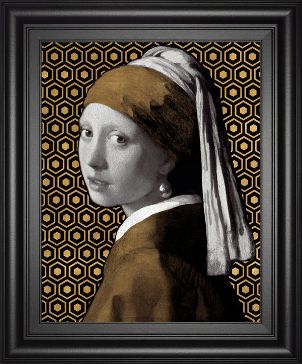 Gilded Earring(after Jan Vermeer) by Eccentric Accents