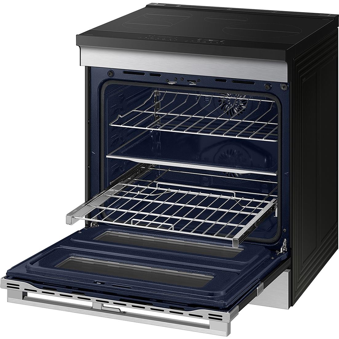  Samsung 36-Inch Slide-In Electric Range with Flex Duo NSI6DG9550SRAA IMAGE 2