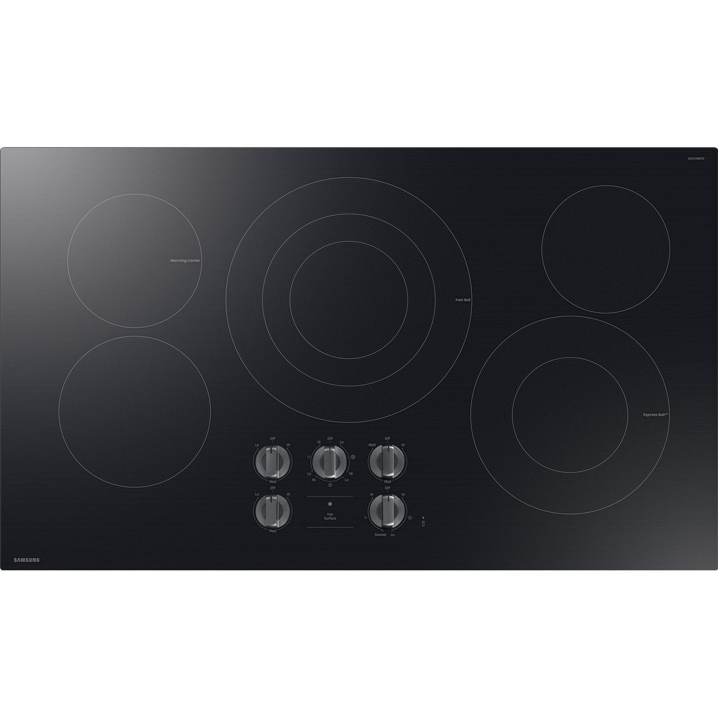  Samsung 36-inch Electric Cooktop NZ36FG6432RKAA IMAGE 1