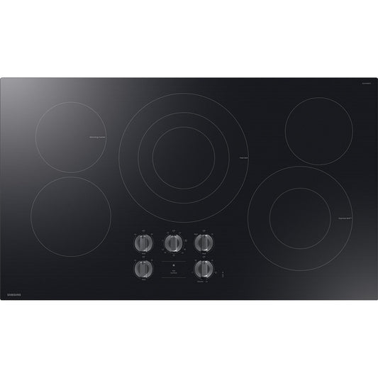  Samsung 36-inch Electric Cooktop NZ36FG6432RKAA IMAGE 1