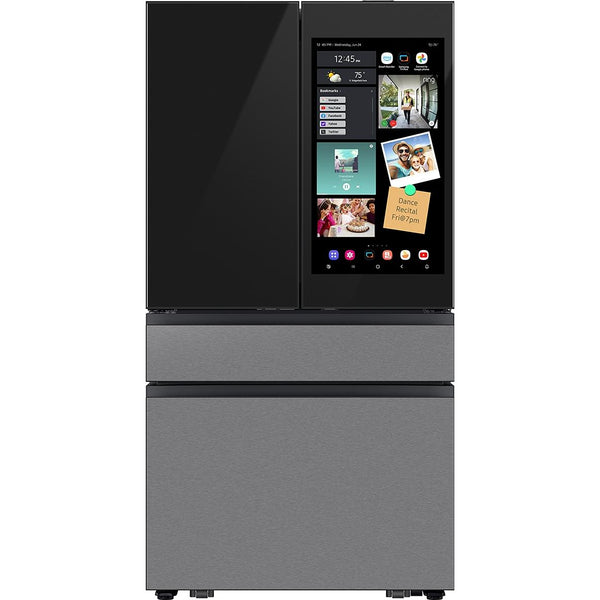 Samsung 36-inch, 23 cu. ft. Counter-Depth French 4-Door Refrigerator with AI Family Hub™+ RF90F23EECRAA