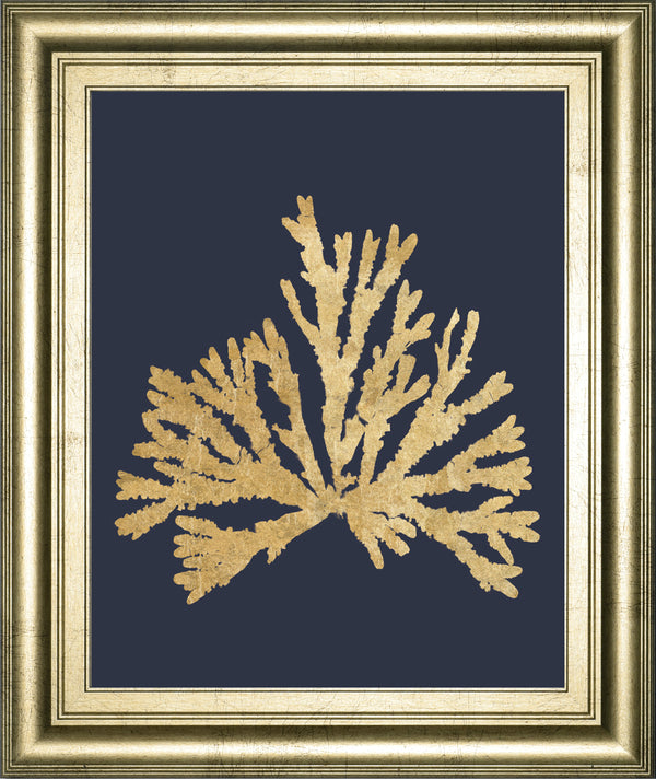 Pacific Sea Mosses IV Indigo by Wild Apple Portfolio