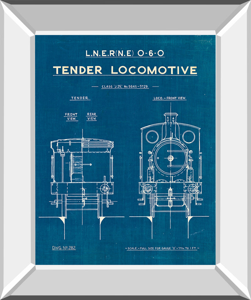 Locomotive Blueprint III by Wild Apple Portfolio