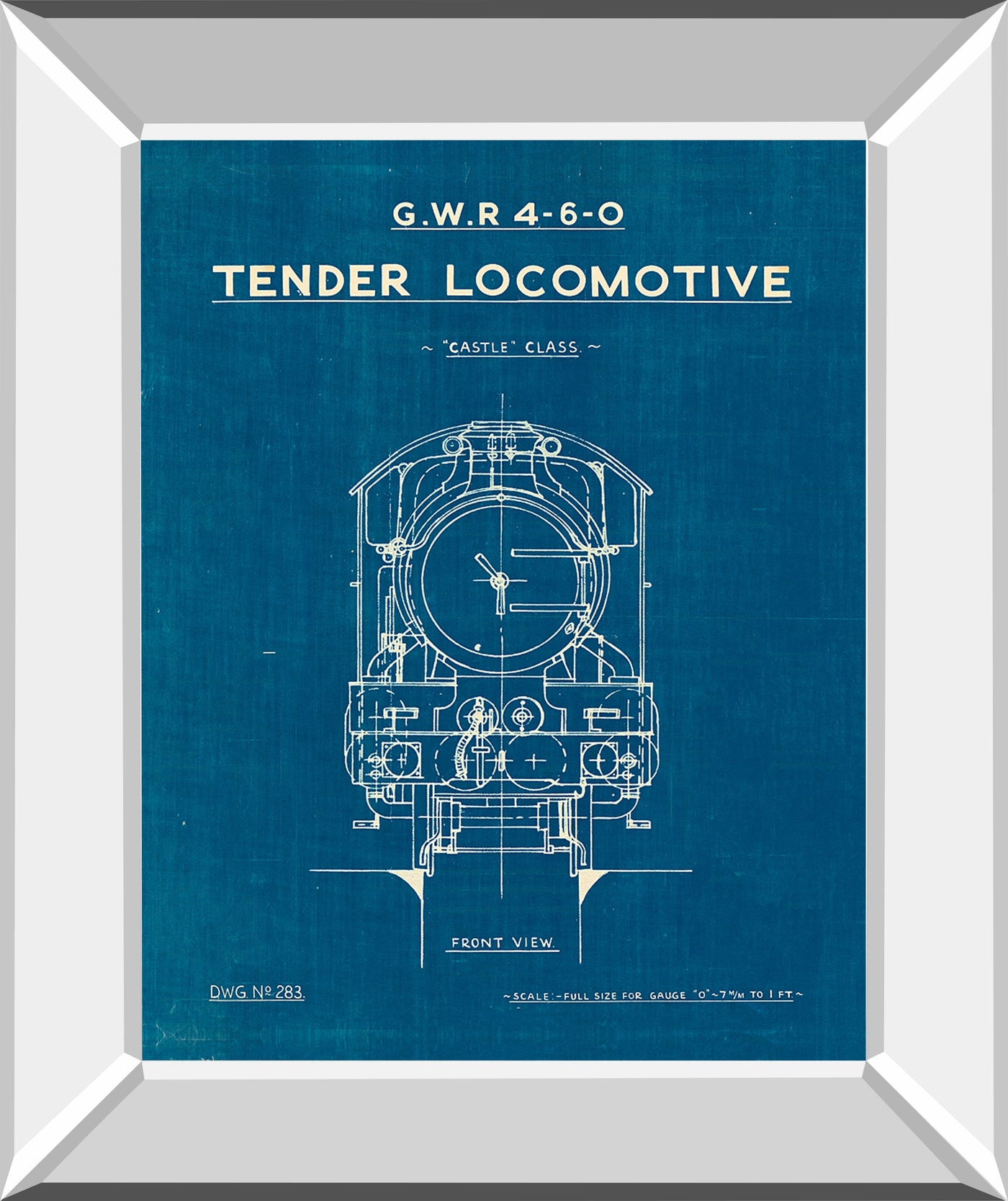 Locomotive Blueprint II by Wild Apple Portfolio