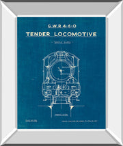 Locomotive Blueprint II by Wild Apple Portfolio