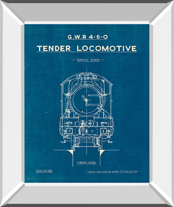Locomotive Blueprint II by Wild Apple Portfolio