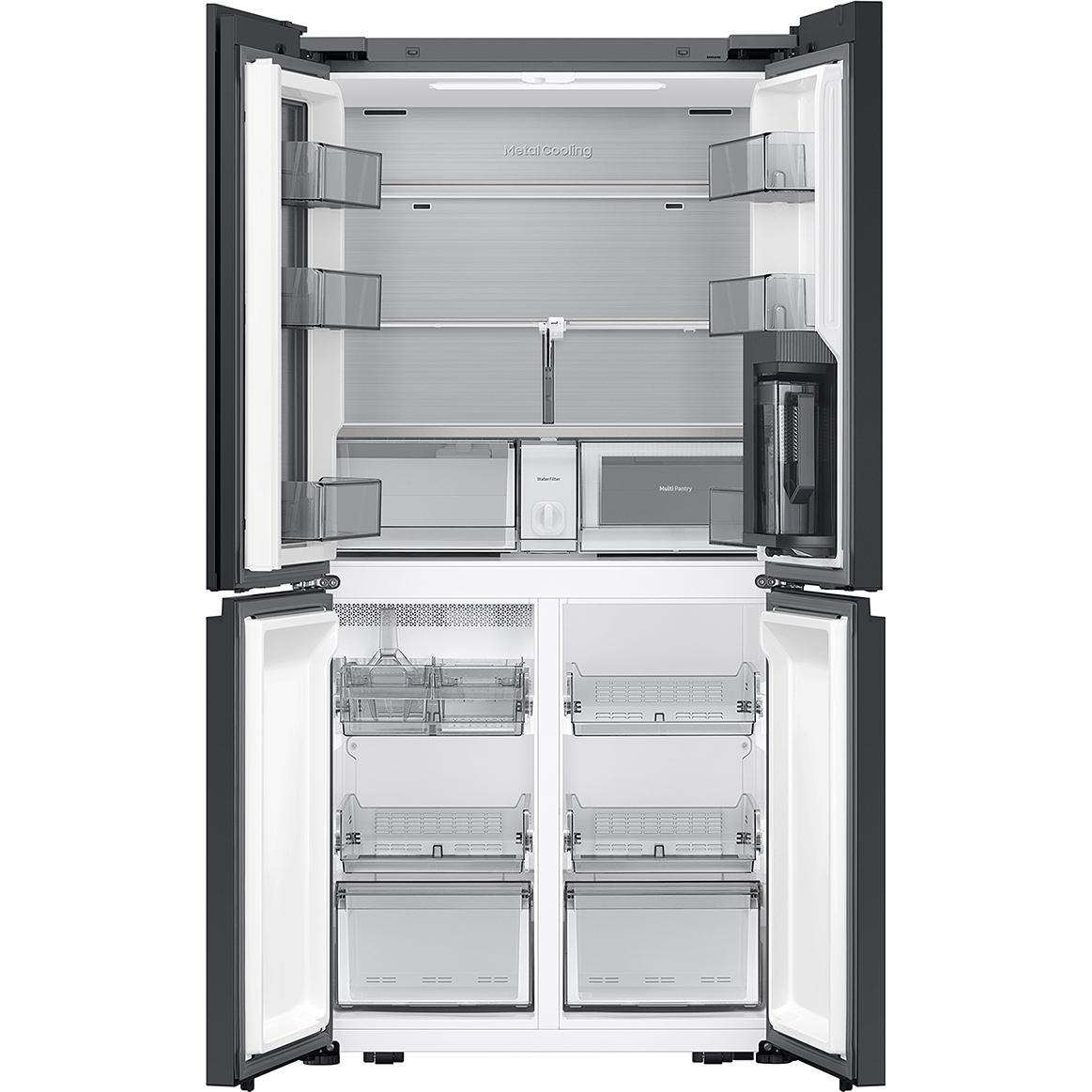  Samsung 36-inch, 22 cu.ft. Counter Depth French 4-Door Refrigerator with Zero Clearance RM80F22WEWAA IMAGE 2