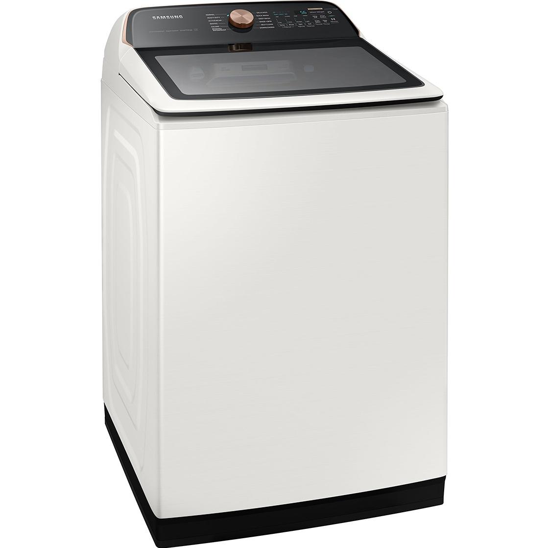  Samsung 5.5 cu. ft. Top Loading Washer with Auto Dispenser System WA55CG7500AEUS IMAGE 3
