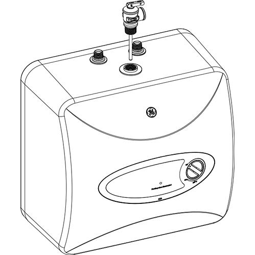  GE 6 Gallons Residential Electric Water Heater GE06P08BAW IMAGE 2