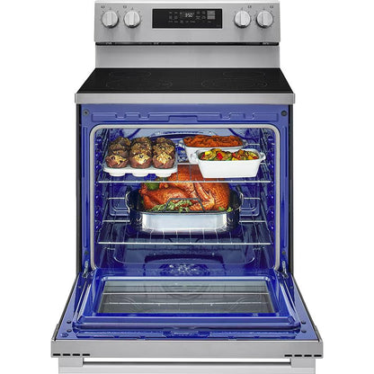 LG 30-inch 6.3 cu ft. Electric Range with Probake Convection and EasyClean® LREN6321YE IMAGE 3