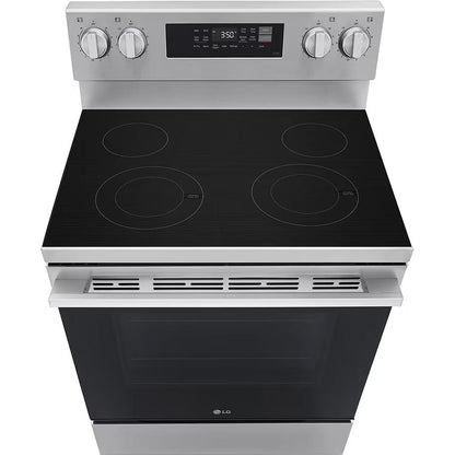  LG 30-inch 6.3 cu ft. Electric Range with Probake Convection and EasyClean® LREN6321YE IMAGE 8