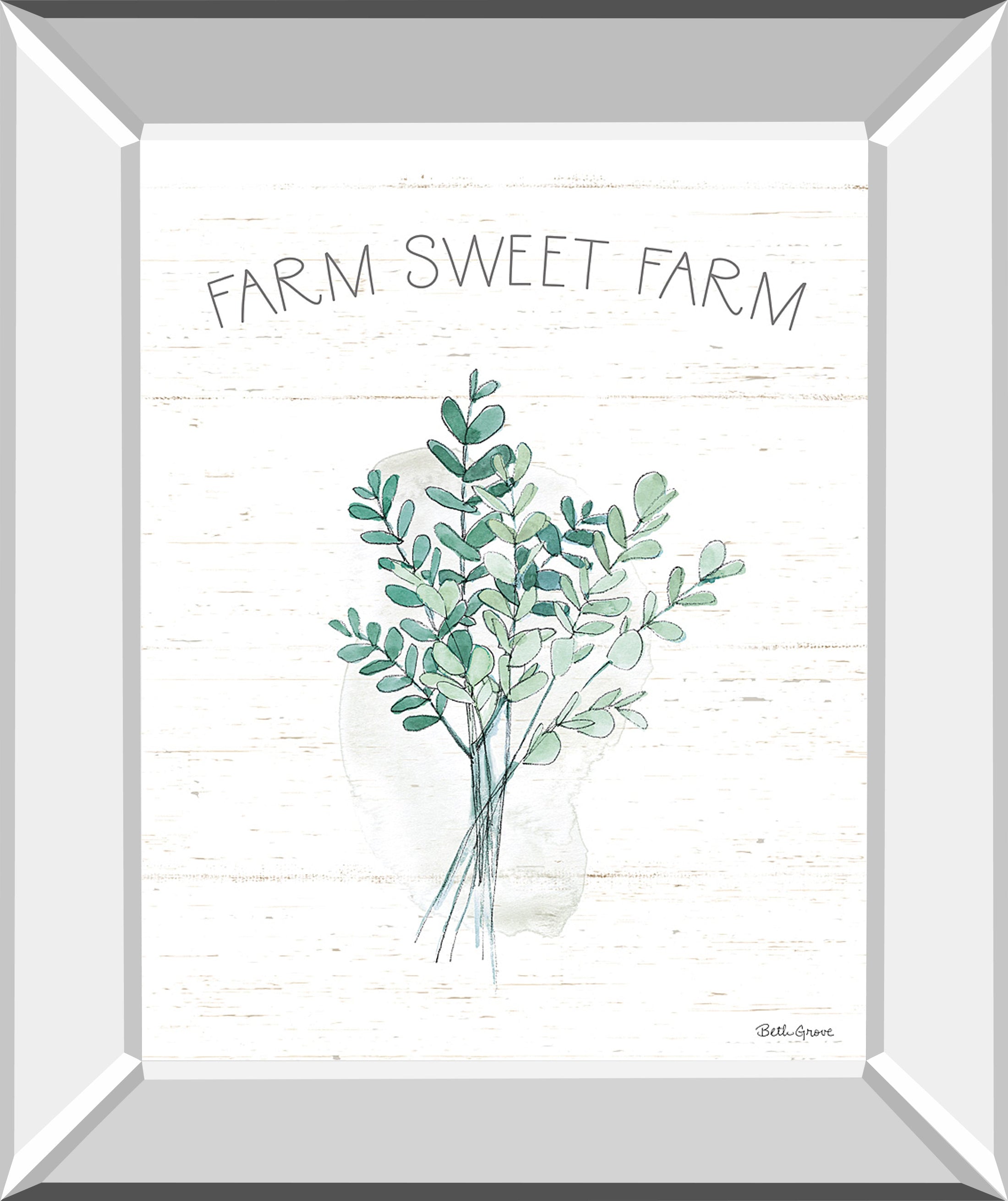 Farmhouse Cotton V by Beth Grove