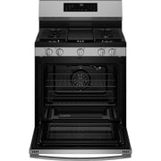  GE Profile 30-inch Smart Freestanding Gas Convection Range with No Preheat Air Fry and EasyWash™ Oven Tray PGF700AYFS IMAGE 3