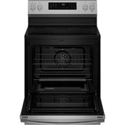  GE Profile 30-inch Smart Freestanding Electric Convection Range with No Preheat Air Fry and EasyWash™ Oven Tray PRF700AYFS IMAGE 3