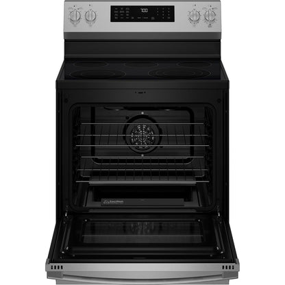  GE Profile 30-inch Smart Freestanding Electric Convection Range with No Preheat Air Fry and EasyWash™ Oven Tray PRF700AYFS IMAGE 3