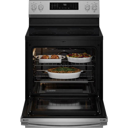  GE Profile 30-inch Smart Freestanding Electric Convection Range with No Preheat Air Fry and EasyWash™ Oven Tray PRF700AYFS IMAGE 4