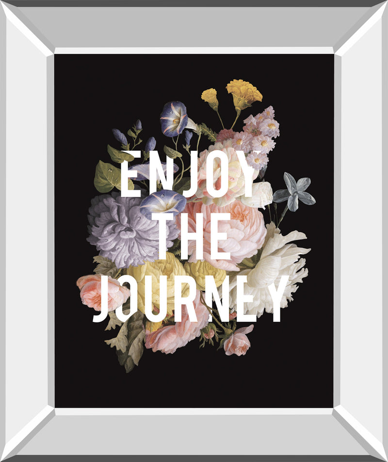 Floral Sentiment II Black by Wild Apple Portfolio