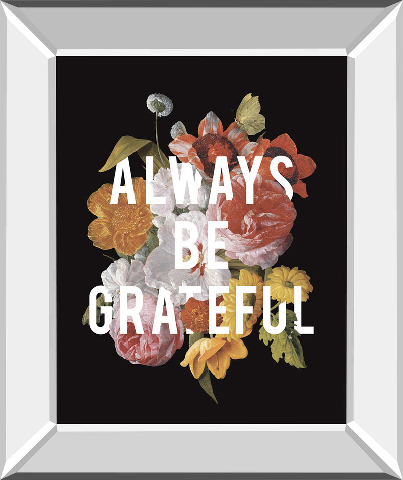 Floral Sentiment I Black by Wild Apple Portfolio