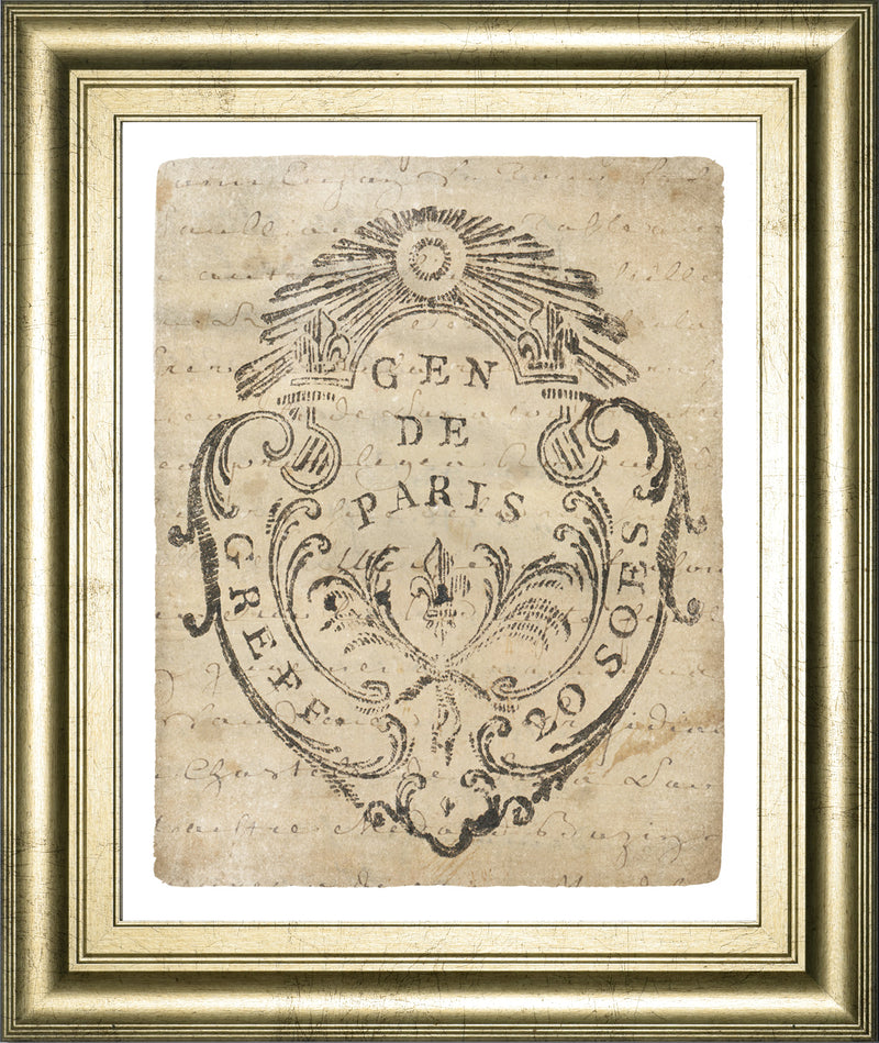 Letter Crest IIa Vintage v2 by Wild Apple Portfolio