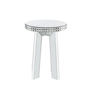 Lotus Glam End Table with Round Top