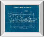 Locomotive Blueprint I by Wild Apple Portfolio