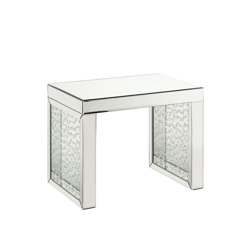 Nysa Glam Rectangular Accent Table