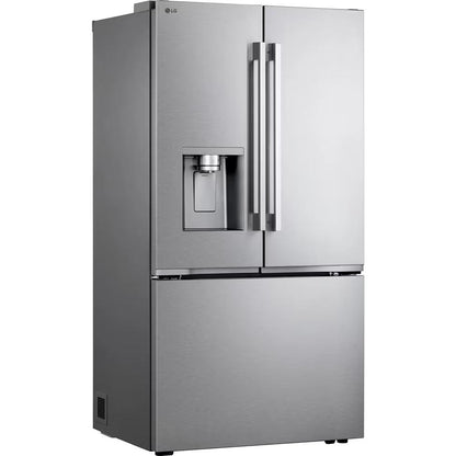  LG 24-inch, 23.7 cu. ft. Counter-Depth MAX™ French 3-Door Refrigerator with Zero Clearance™ LF24Z6330S IMAGE 9