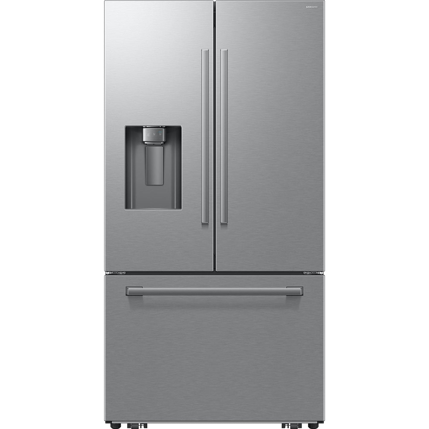  Samsung French 3-Door Refrigerator with Water and Ice Dispensing System RF70H25HERAA IMAGE 1