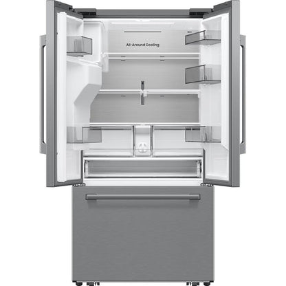  Samsung French 3-Door Refrigerator with Water and Ice Dispensing System RF70H25HERAA IMAGE 4