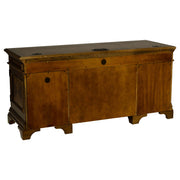 Escritorio de oficina Hartshill Credenza de 66 pulgadas con 5 cajones en roble bruñido