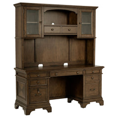 Credenza Hartshill de 66 pulgadas con 5 cajones y aparador en roble bruñido