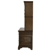 Credenza Hartshill de 66 pulgadas con 5 cajones y aparador en roble bruñido