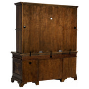 Credenza Hartshill de 66 pulgadas con 5 cajones y aparador en roble bruñido