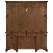 Credenza Hartshill de 66 pulgadas con 5 cajones y aparador en roble bruñido