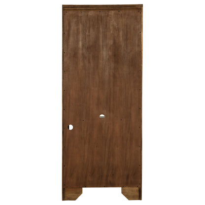 Librería Hartshill de 78 pulgadas con 3 estantes, roble bruñido