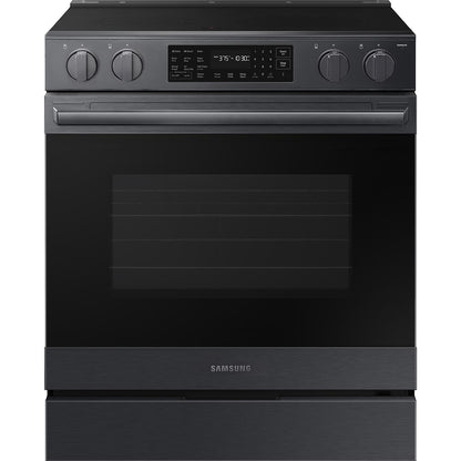  Samsung 30-inch Slide-in Electric Range with Wi-Fi NSE80H63SEAA IMAGE 1
