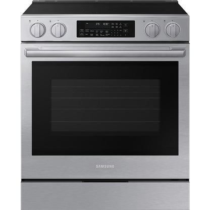  Samsung 30-inch Slide-in Electric range with Wi-Fi NSE90H63SRAA IMAGE 1