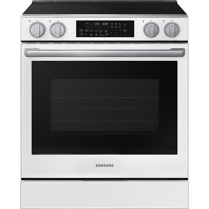  Samsung 30-inch Slide-in Electric range with Wi-Fi NSE90H63SWAA IMAGE 1
