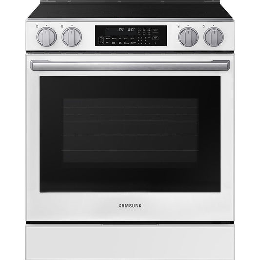  Samsung 30-inch Slide-in Electric range with Wi-Fi NSE90H63SWAA IMAGE 1