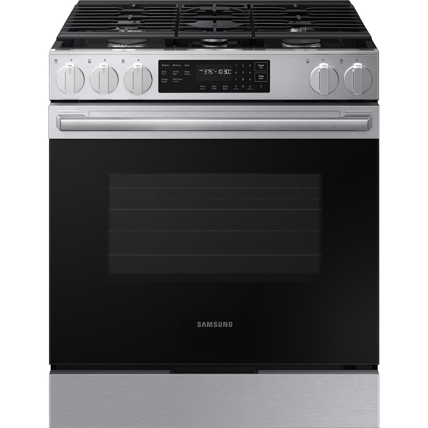  Samsung 30-inch Slide-in Gas Range with Wi-Fi NSG70H60SRAA IMAGE 1