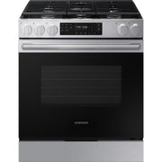  Samsung 30-inch Slide-in Gas Range with Wi-Fi NSG70H60SRAA IMAGE 1