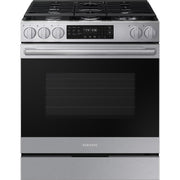  Samsung 30-inch Slide-in Gas Range with Wi-Fi NSG80H60SRAA IMAGE 1