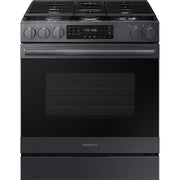  Samsung 30-inch Slide-in Gas Range with Wi-Fi NSG80H60SEAA IMAGE 1