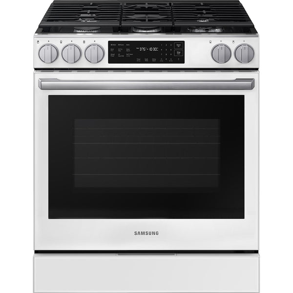 Samsung 30-inch Slide-in Gas Range with Wi-Fi NSG80H60SWAA
