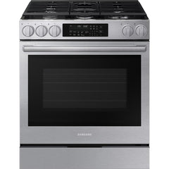  Samsung 30-inch Slide-in Gas Range with Wi-Fi NSG90H60SRAA IMAGE 1