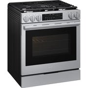  Samsung 30-inch Slide-in Gas Range with Wi-Fi NSG90H60SRAA IMAGE 2